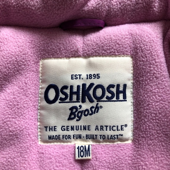 18M Girls: Purple Winter Jacket - Picture 3 of 5